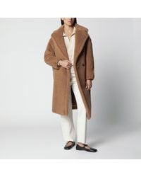 Max Mara - Camel-Coloured Teddy Bear Icon Coat - Lyst