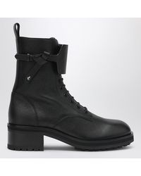 Jimmy Choo - Rosabel Flat Leather Ankle Boots - Lyst