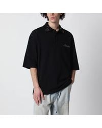 Amiri - Oversize Cotton Polo Shirt - Lyst