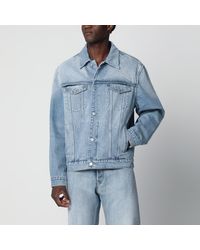 MM6 by Maison Margiela - Light Denim Jacket - Lyst