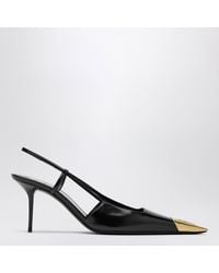 Saint Laurent - Jeanne Slingback Pumps - Lyst