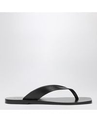 A.Emery - Les Sandales Kinto Noires En Cuir - Lyst