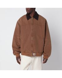 Carhartt - Og Santa Fe Cotton Jacket - Lyst