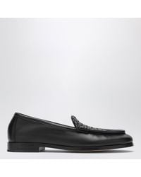Bottega Veneta - Silenzio Intrecciato Nappa Leather Loafers - Lyst