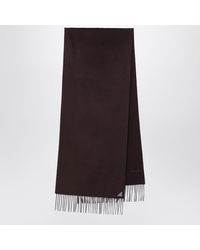 Prada - Sciarpa in seta e cashmere - Lyst