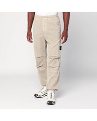 Stone Island - Desert-Coloured Trousers - Lyst