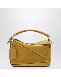 Loewe - Ochre Small Featherlight Puzzle Bag - Lyst