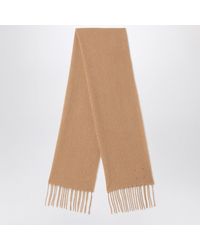 Destin - Camel Wool And Cahsmere Scarf - Lyst