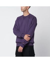 Carhartt - Chase sweatshirt lokers/gold in misto cotone - Lyst