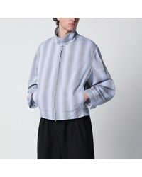 Dries Van Noten - Textured Striped Zip Jacket - Lyst