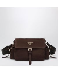 Prada - Borsa A Spalla Explore Medium Moro - Lyst