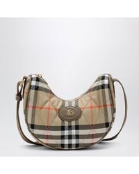 Burberry - Horseshoe Quilted Nylon Crossbody Bag - Lyst