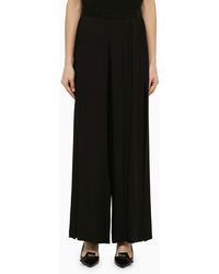 FEDERICA TOSI - Viscose Palazzo Trousers - Lyst