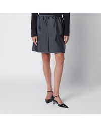 Miu Miu - Hematite Technical Fabric Skirt - Lyst