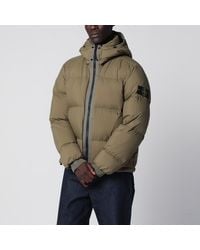 Stone Island - Military Ripstop Nylon Zip-Up Down Jacket - Lyst