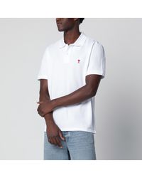 Ami Paris - Ami De Coeur Polo Shirt - Lyst