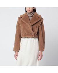 Max Mara - Kurzer Teddy-Mantel - Lyst
