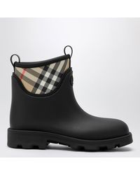Burberry - Marsh Stamp Rubber And Nylon Rain Boots - Lyst