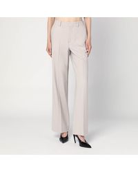 Victoria Beckham - Pumice-Coloured Trousers - Lyst