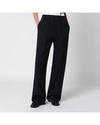 Bottega Veneta - Wide-Leg Elasticated Trousers - Lyst