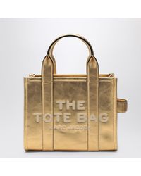 Marc Jacobs - The Small Tote Bag Goldene Aus Leder - Lyst