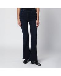 Mother - Dark The Weekender Fray Jeans - Lyst