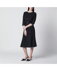 Prada - Abito in misto seta - Lyst