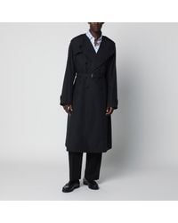 Prada - Double-Breasted Cotton-Blend Trench Coat - Lyst