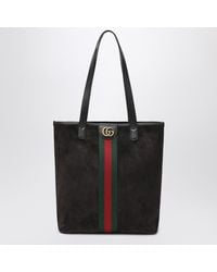 Gucci - Medium Ophidia Shopping Bag In Suede - Lyst