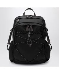 Prada - Zaino speedrock in re-nylon e pelle - Lyst