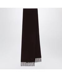 Max Mara - Wool Scarf With Fringes - Lyst