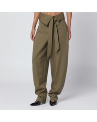 The Attico - Military Gabardine Trousers - Lyst