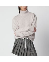 Frankie Shop - Gala Light Merino Wool Turtleneck Sweater - Lyst