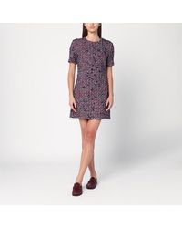 Gucci - Abito in lana bouclé e rosso - Lyst