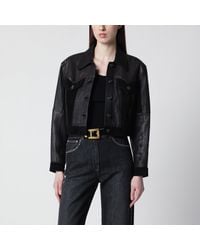 Versace - Slim Leather Blouson - Lyst