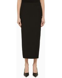 Givenchy - Asymmetrical Wool Skirt - Lyst
