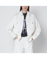 Anine Bing - Ecru Organic Denim Jacket - Lyst