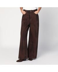 Ganni - Wide Leg Jeans - Lyst