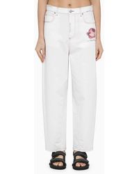 Marni - Jeans With Logo Application - Lyst