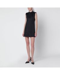 Gucci - Gg Jacquard Viscose Dress - Lyst