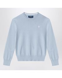 Polo Ralph Lauren - Light Cotton Crew-Neck Sweater - Lyst