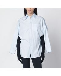 MM6 by Maison Margiela - Cotton Shirt With Gloves - Lyst