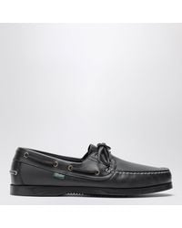 Paraboot - Schwarze Barth Mokassins Aus Leder - Lyst
