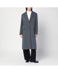 Calvin Klein - Single-Breasted Coat - Lyst