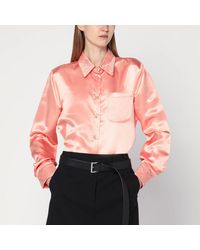 Prada - Coral-Coloured Shirt - Lyst