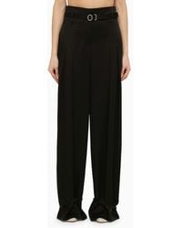 Jil Sander - Tailored Trousers With Belt - Lyst