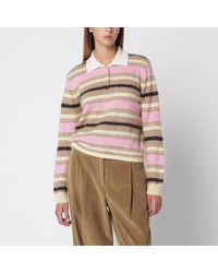 Guest In Residence - Grizzly Cropped Rugby Polo Shirt - Lyst