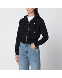 Ami Paris - Ami De Coeur Zip-Up Sweatshirt - Lyst