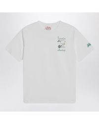MC2 Saint Barth - T-Shirt With Snoopy Tennis Print - Lyst