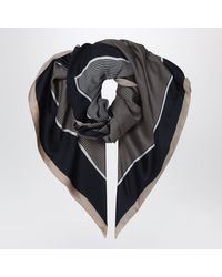 Saint Laurent - Stola Cassandre A Righe - Lyst